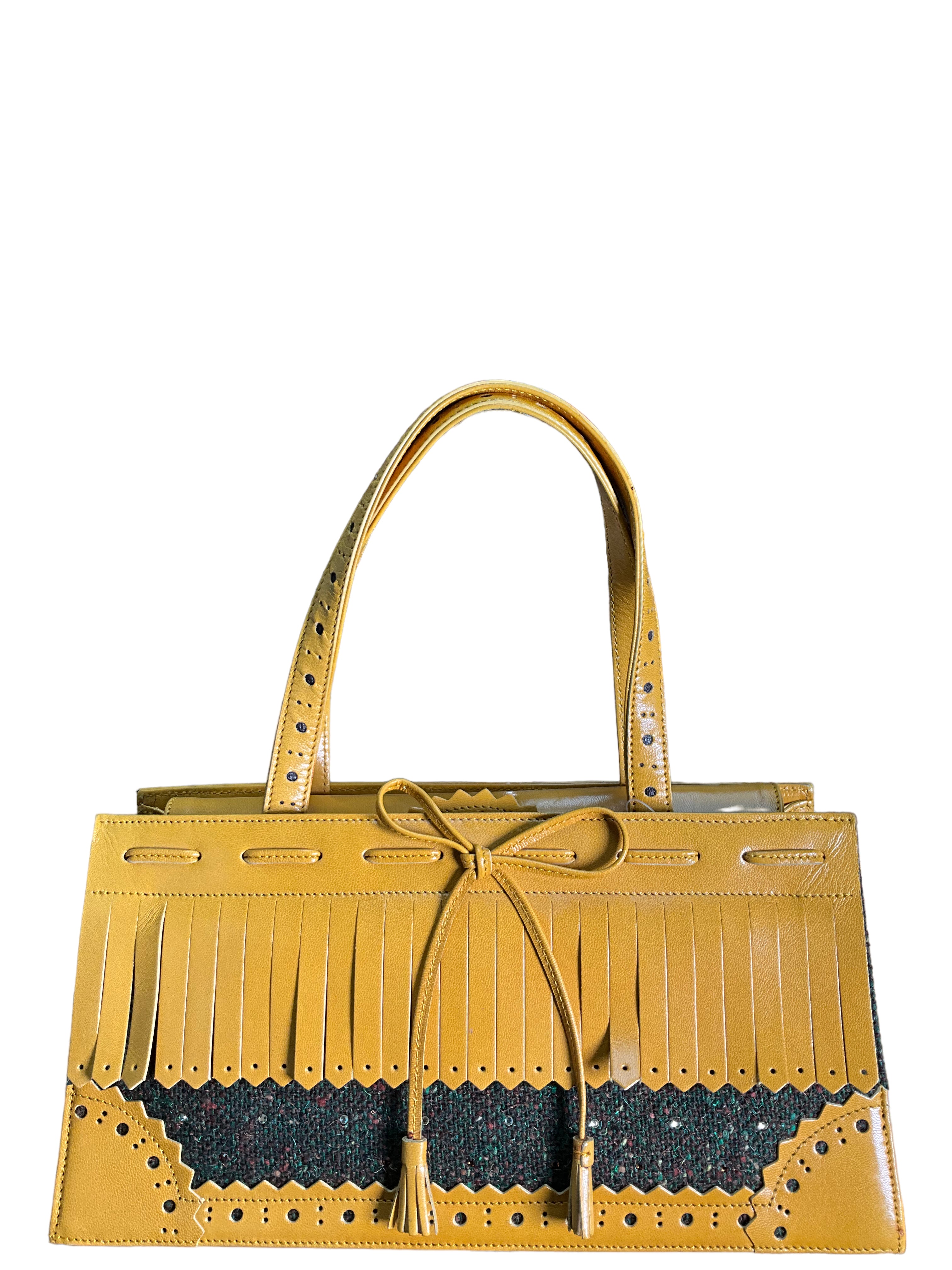 Moschino discount yellow bag