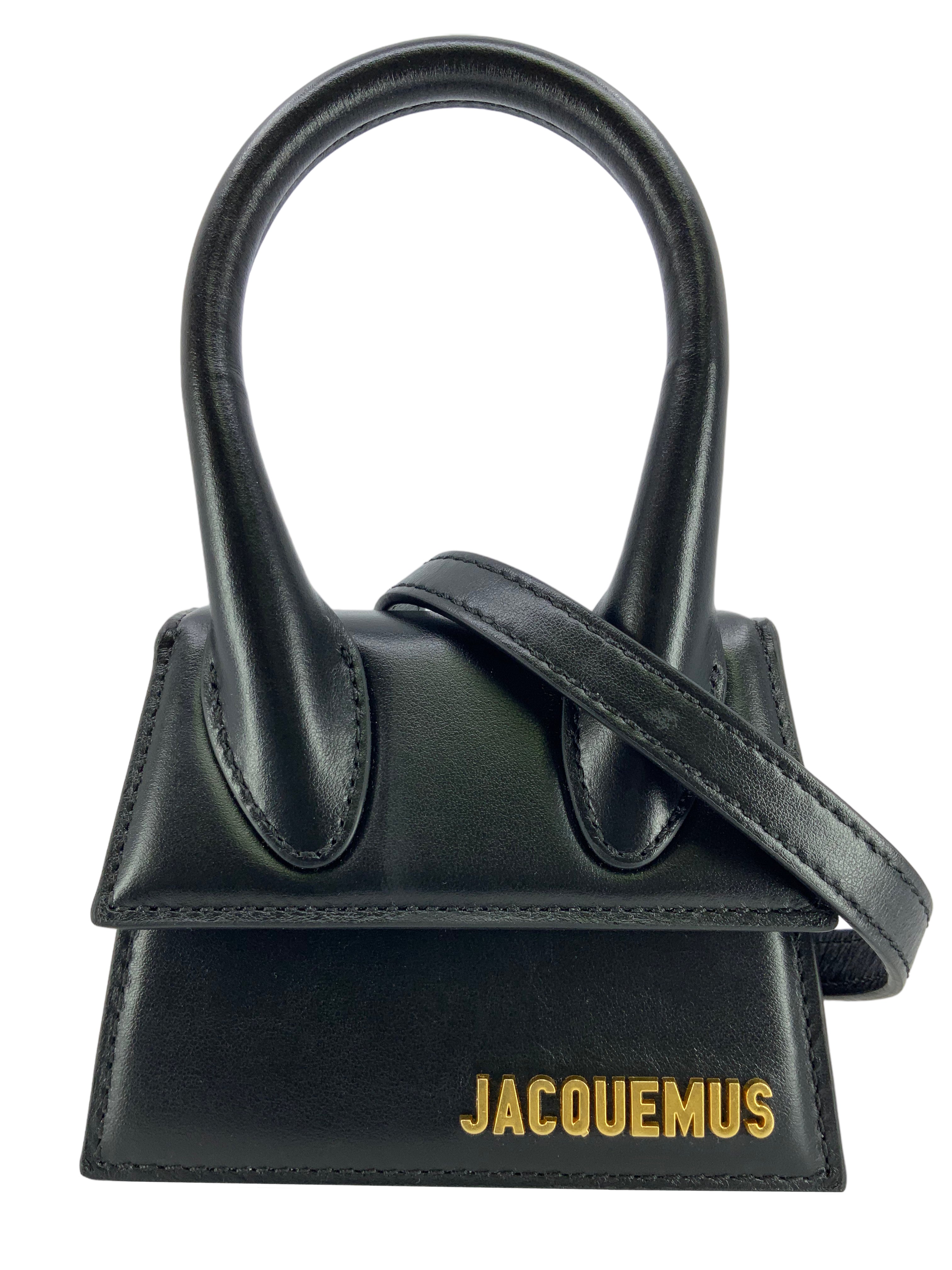Jacquemus Le Chiquito Leather Bag in Black for Men