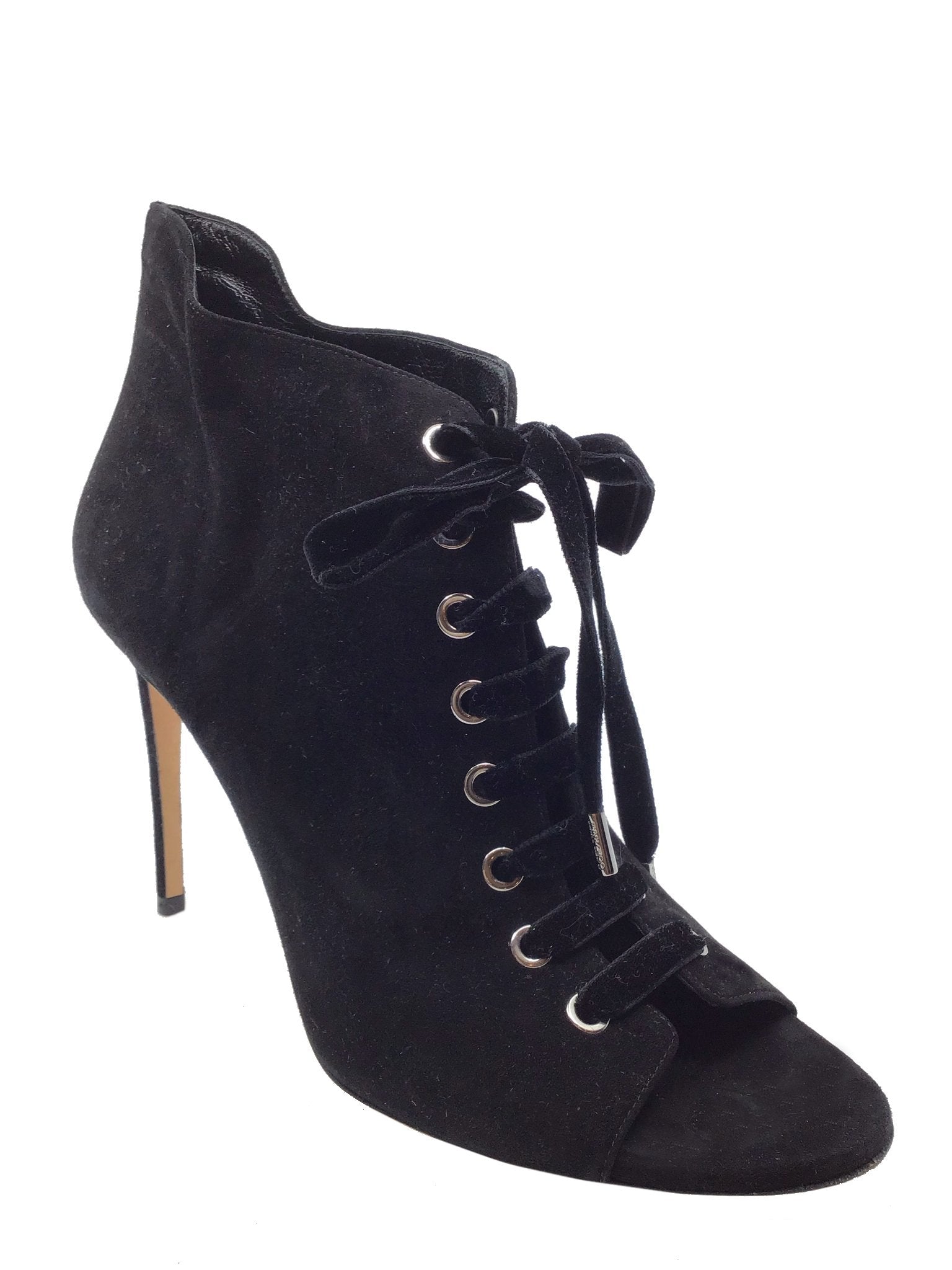 Jimmy choo lace fashion up booties