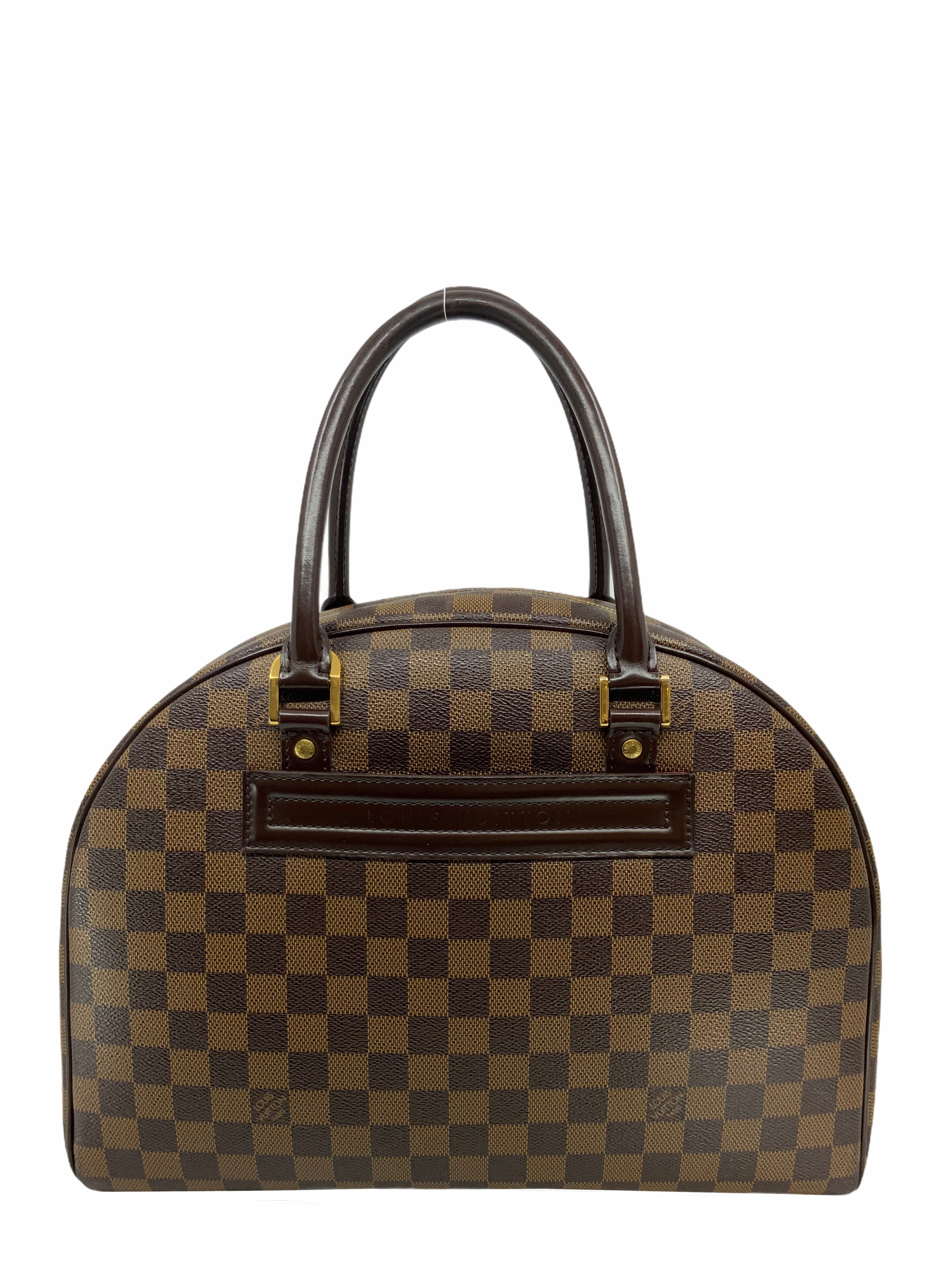Brown Louis Vuitton Damier Ebene Speedy Bandouliere 35 Boston Bag