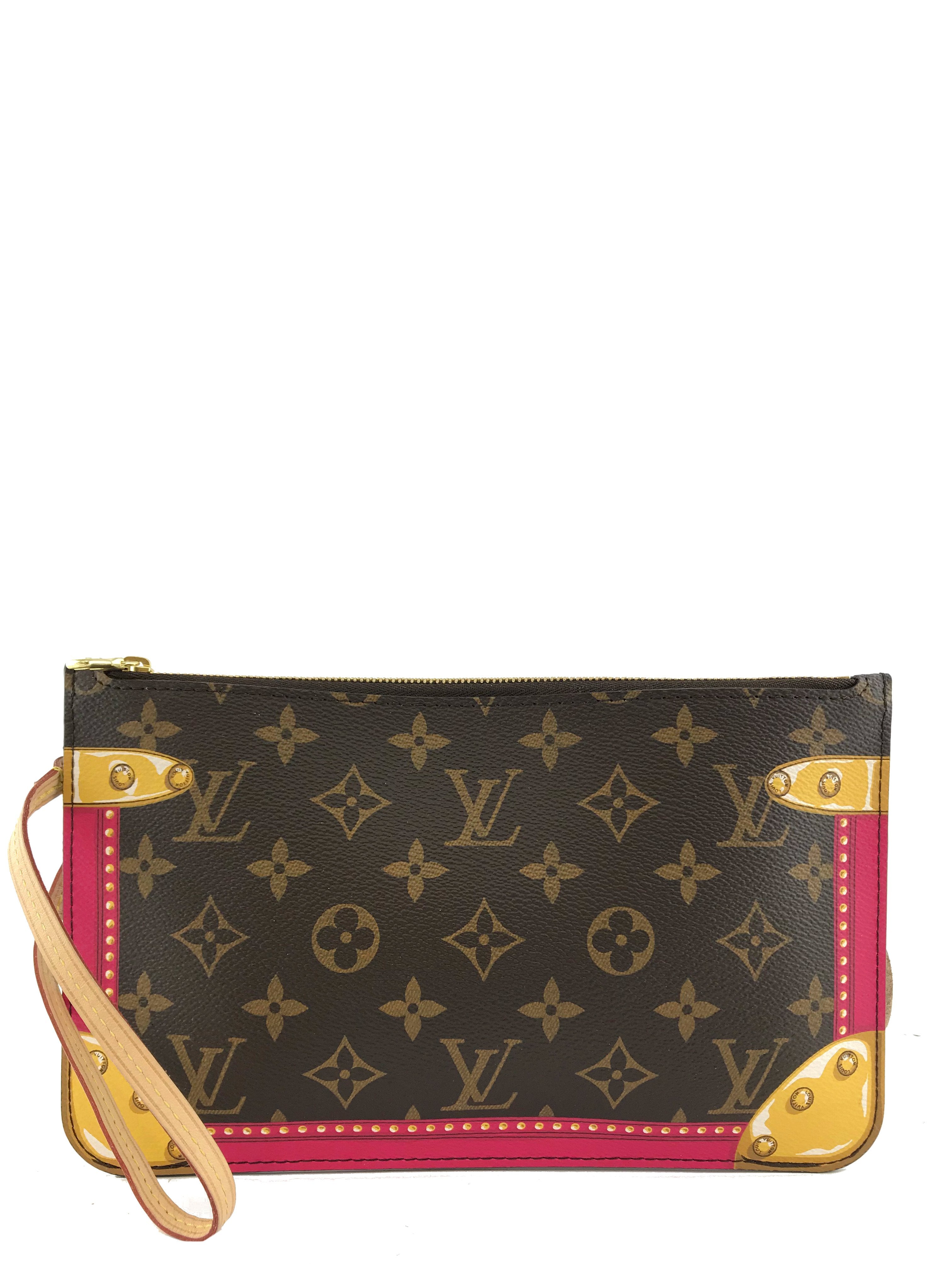 Louis Vuitton Brown Leather Neverfull Trunks Bag
