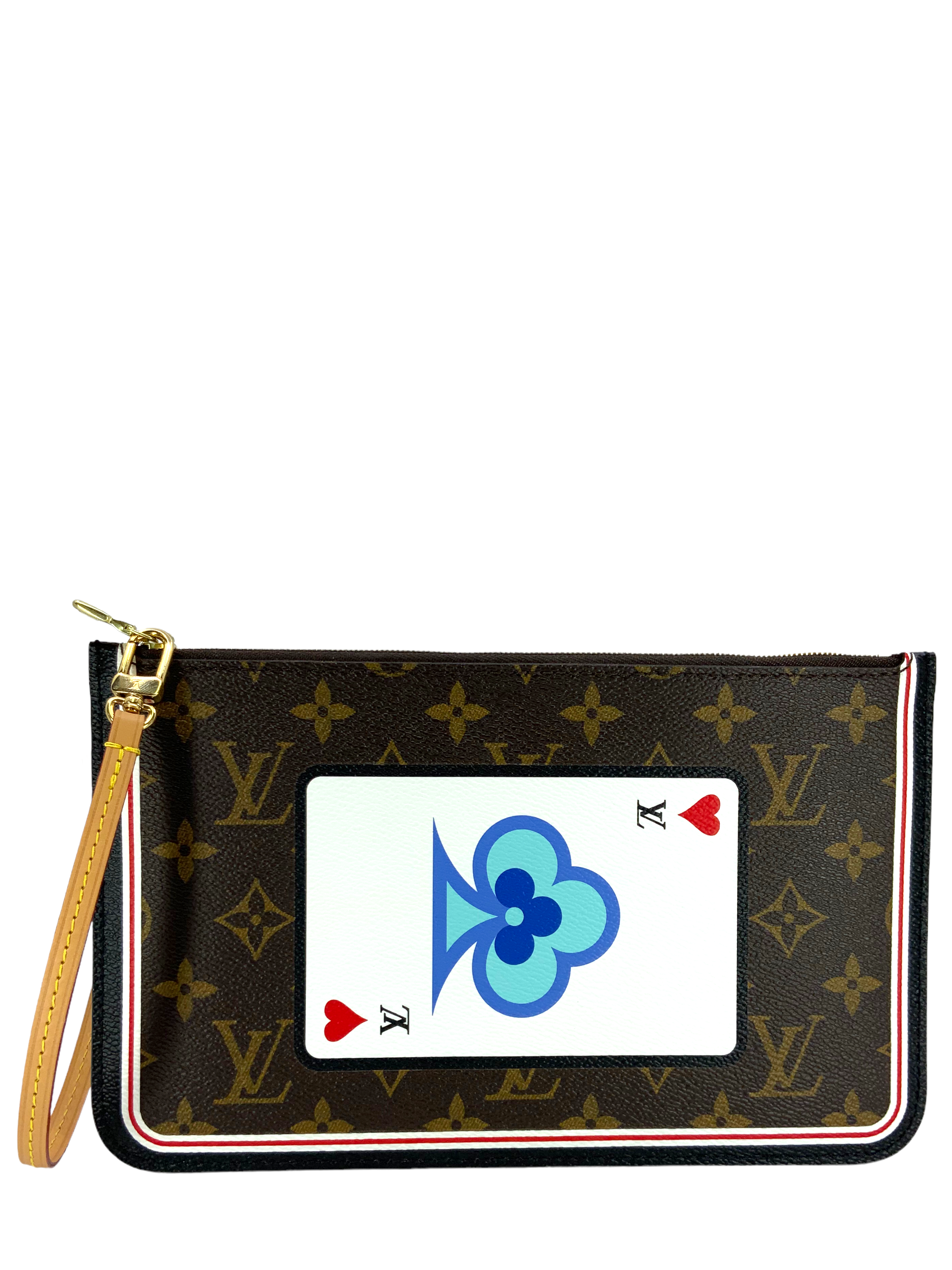 AUTHENTIC LOUIS VUITTON GIANT GAME ON MONOGRAM NEVERFULL MM BAG