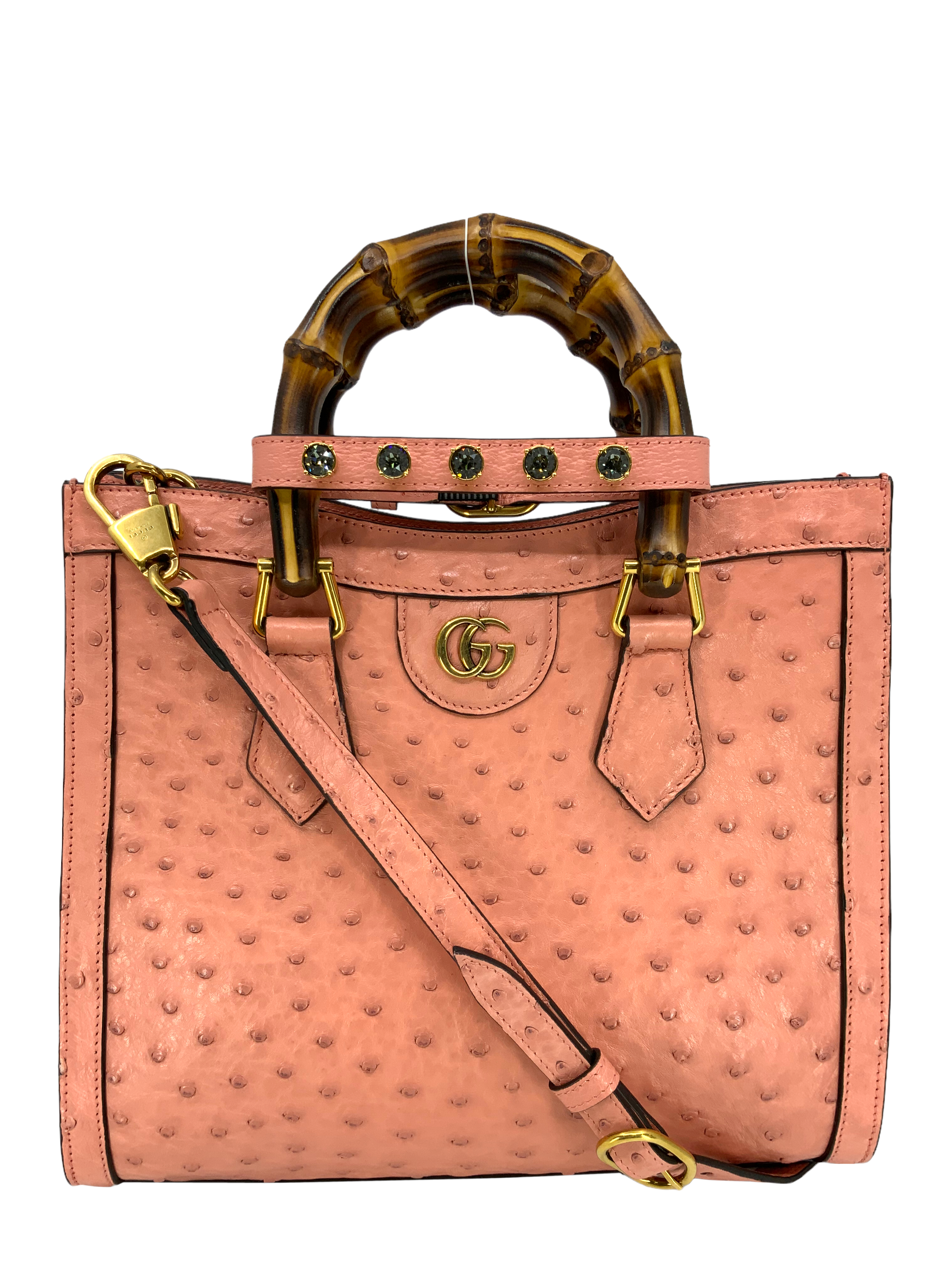 Gucci Diana Bamboo Mini Leather Tote Bag