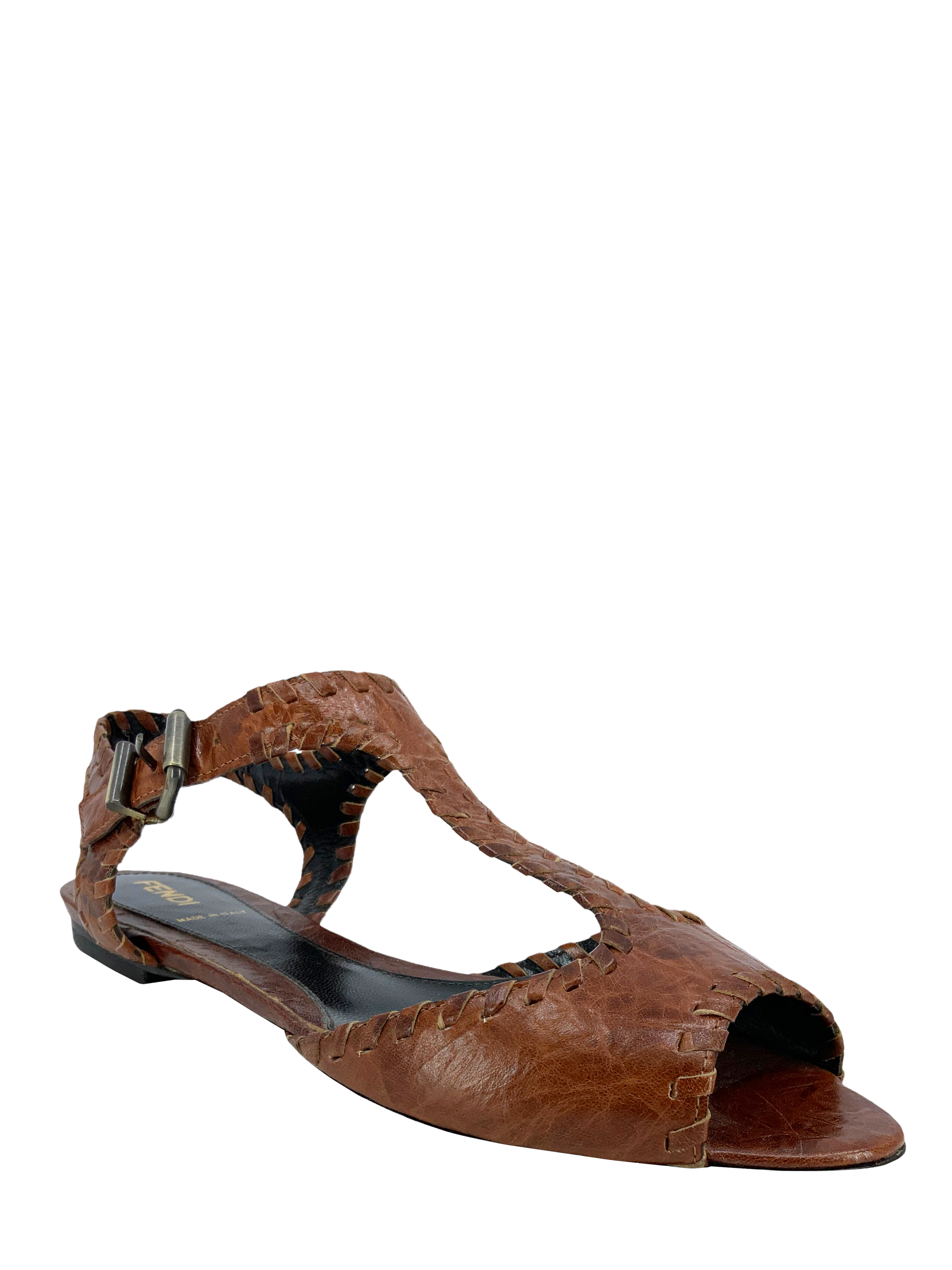 Women's fendi flat discount sandals