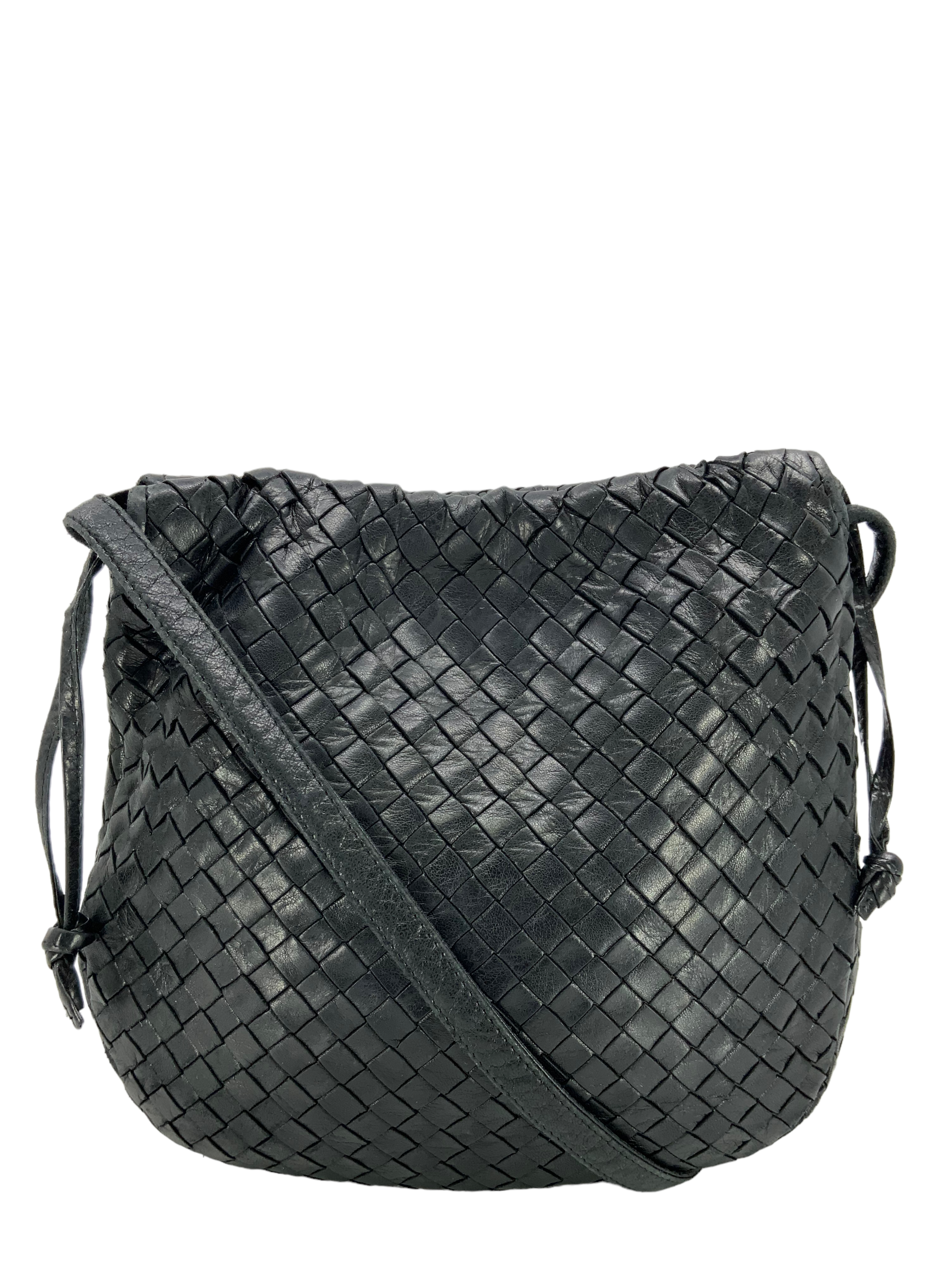 Bottega Veneta Biletto Intrecciato Nappa Clutch Bag Black in Nappa Leather  with Matte Gunmetal - US