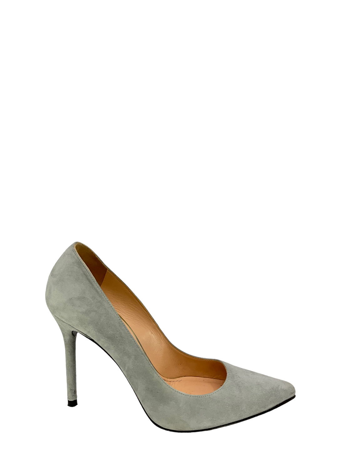 Suede grey shops heels