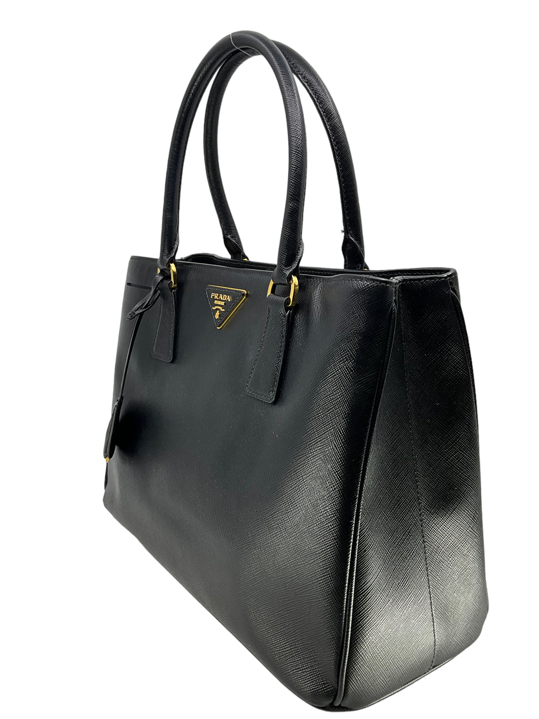 Valentino Saffiano Black Tote Bag good