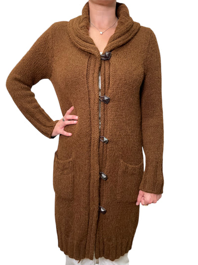 HERMES Suri Alpaca Toggle Coat Size S-Consigned Designs