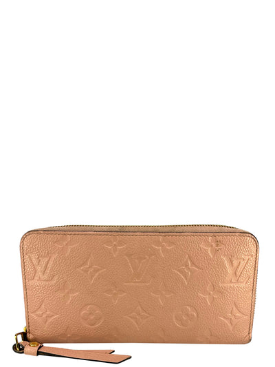 Louis Vuitton Monogram Empreinte Leather Zippy Wallet-Consigned Designs