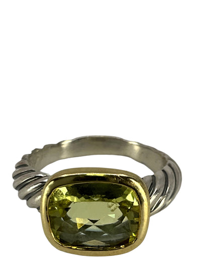 DAVID YURMAN Lemon Citrine Noblesse Cocktail Ring Size 6-Consigned Designs