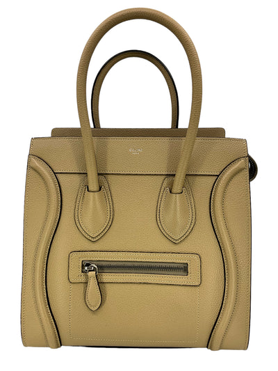 Celine Mini Luggage Calfskin Tote Bag-Consigned Designs