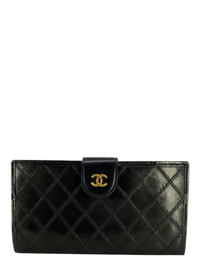 CHANEL Diamond Stitched French Wallet-Consigned Designs