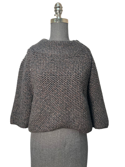 Brunello Cucinelli Chunky Cashmere Half Zip Sweater Size M-Consigned Designs