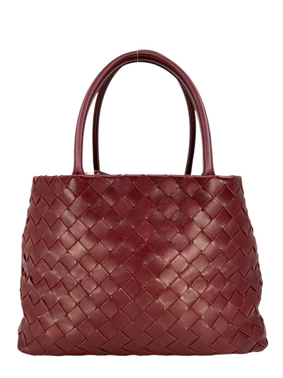 BOTTEGA VENETA Intrecciato Leather Small Tote Bag-Consigned Designs