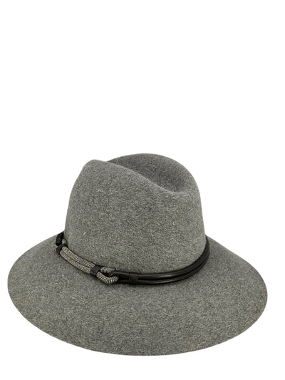 Brunello Cucinelli Felt Hat With Monili Band-Consigned Designs