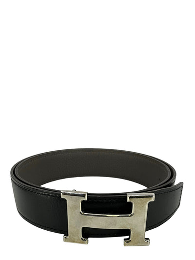 Hermes Leather Reversible Constance H Belt 32mm-Consigned Designs