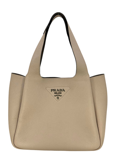 PRADA Vitello Daino Soft Small Dynamique Tote-Consigned Designs