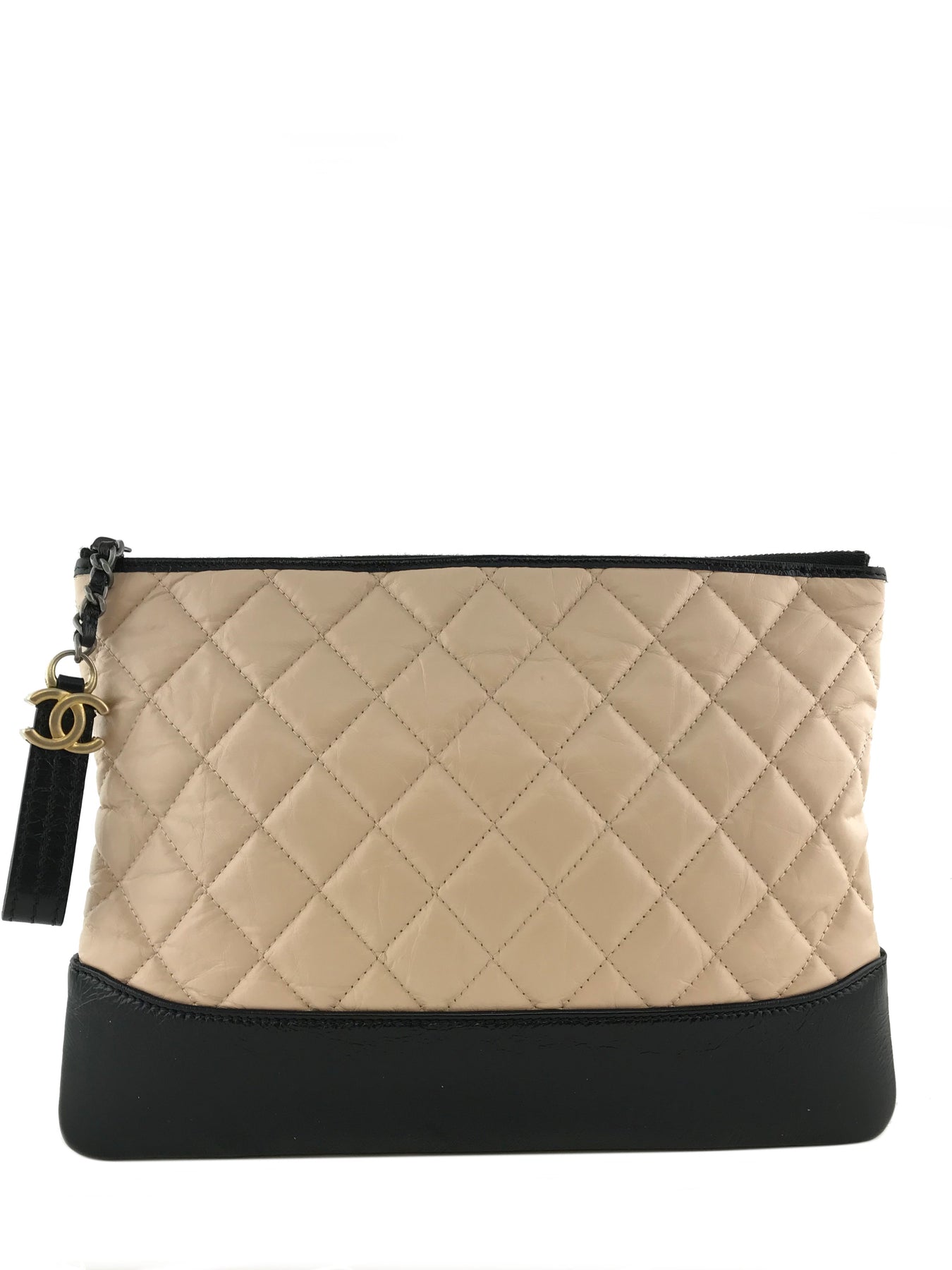 Chanel Gabrielle Clutch w/ Chain - Black Clutches, Handbags
