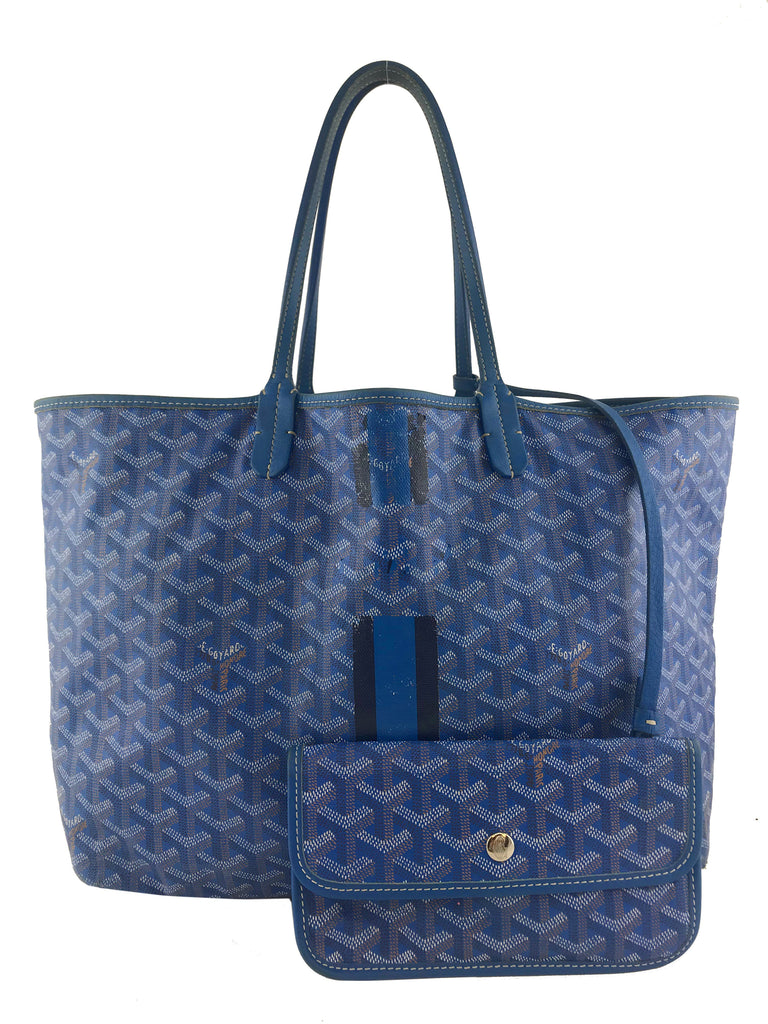 Goyard St Louis PM Tote Bag (Blue)