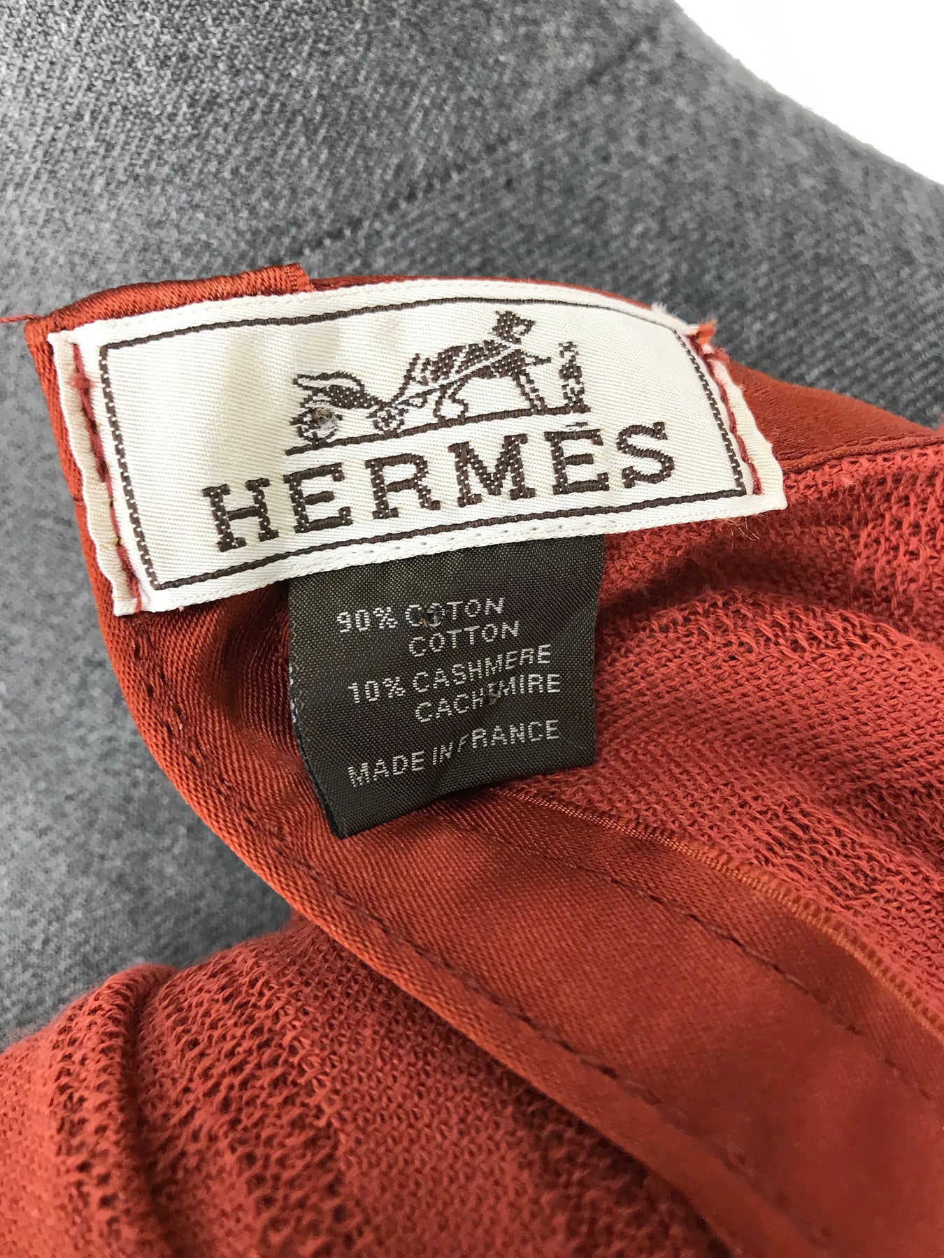 Hermes Chaine d'Ancre Cotton Cashmere Scarf