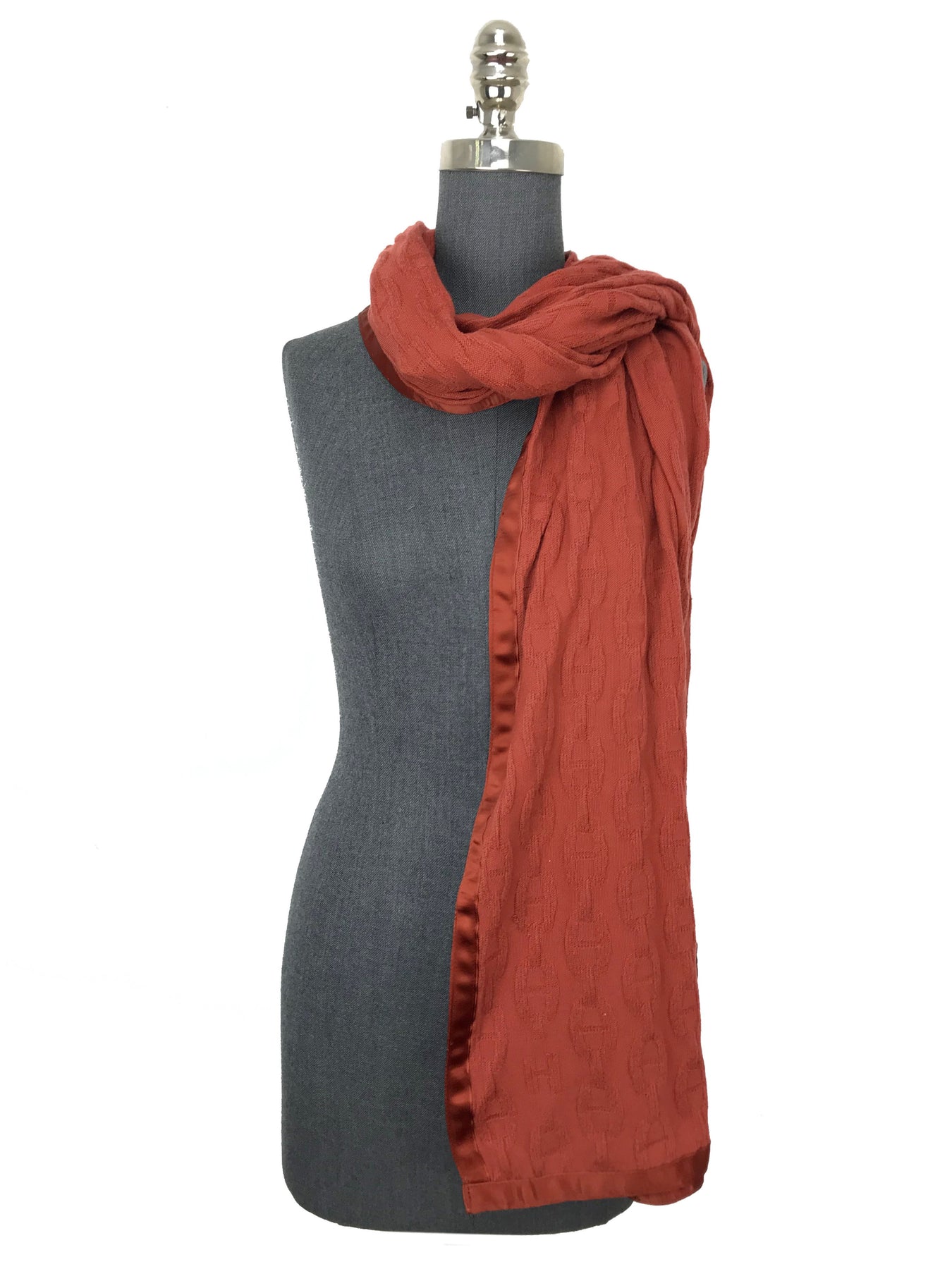 Hermes Chaine d'Ancre Cotton Cashmere Scarf