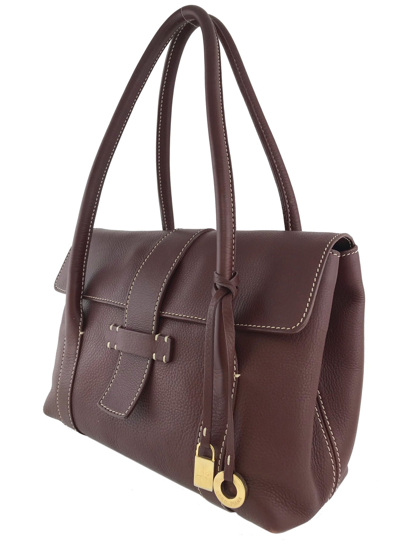Loro Piana Leather Dandy Bag - Consigned Designs