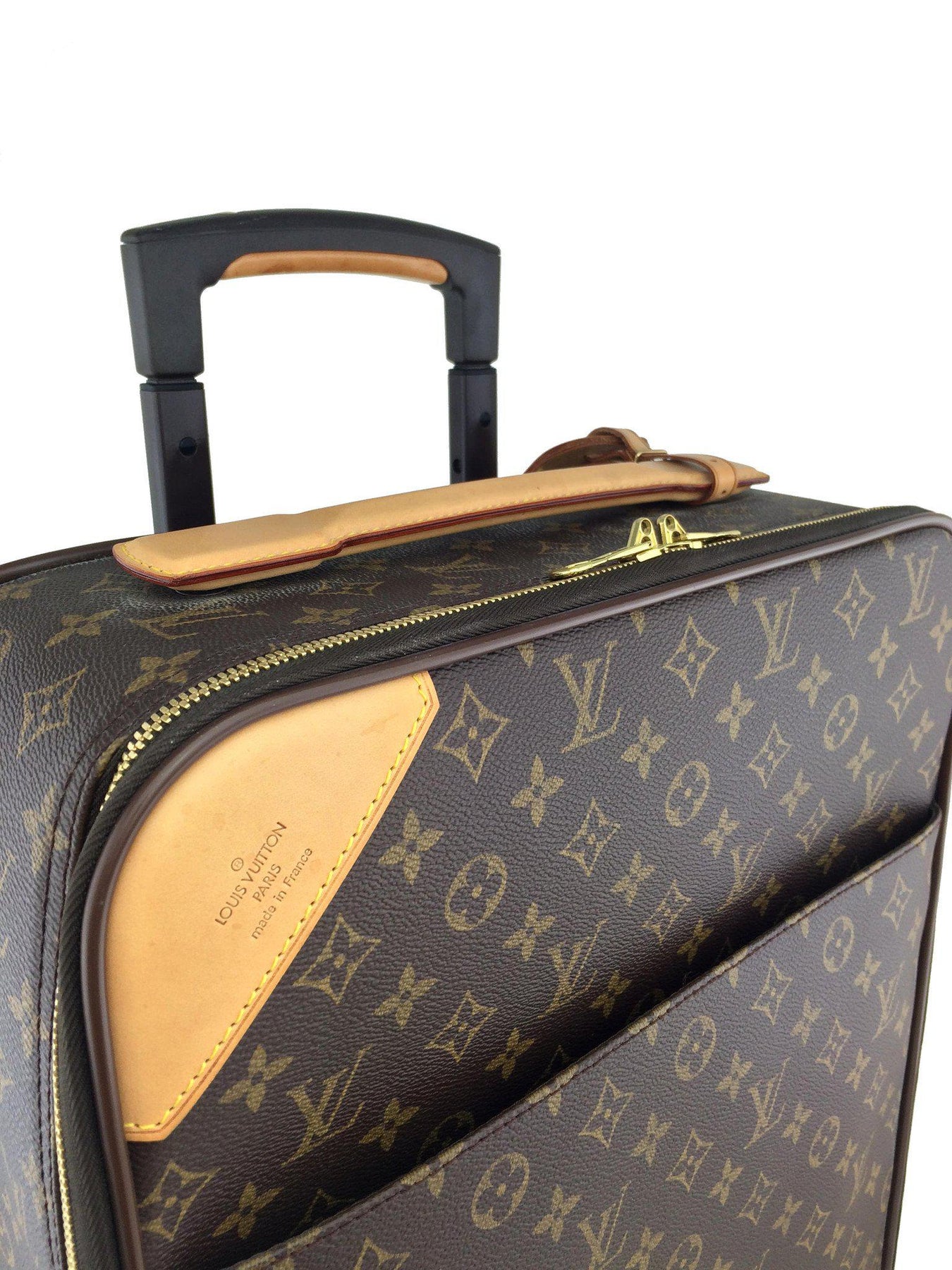 LOUIS VUITTON Pegase 55 Monogram Rolling Luggage Speedy LV Carry On 30  Suitcase
