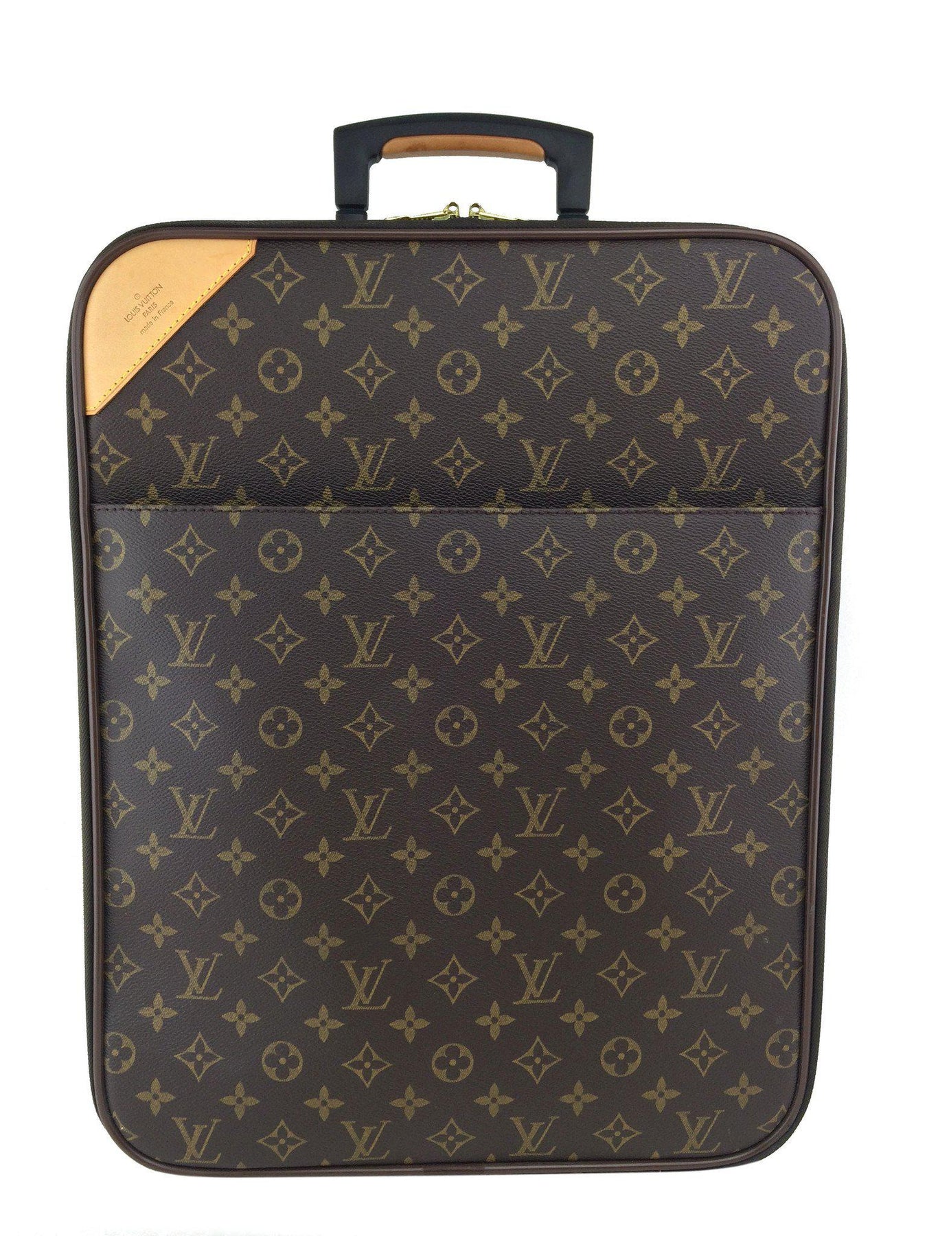 Louis Vuitton Canvas Travel Luggage with Wheels/Rolling for sale