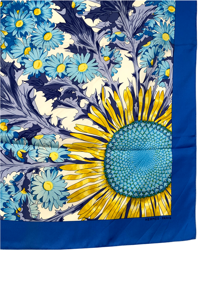 Hermes Fleurs et Carlines II selling Silk Scarf