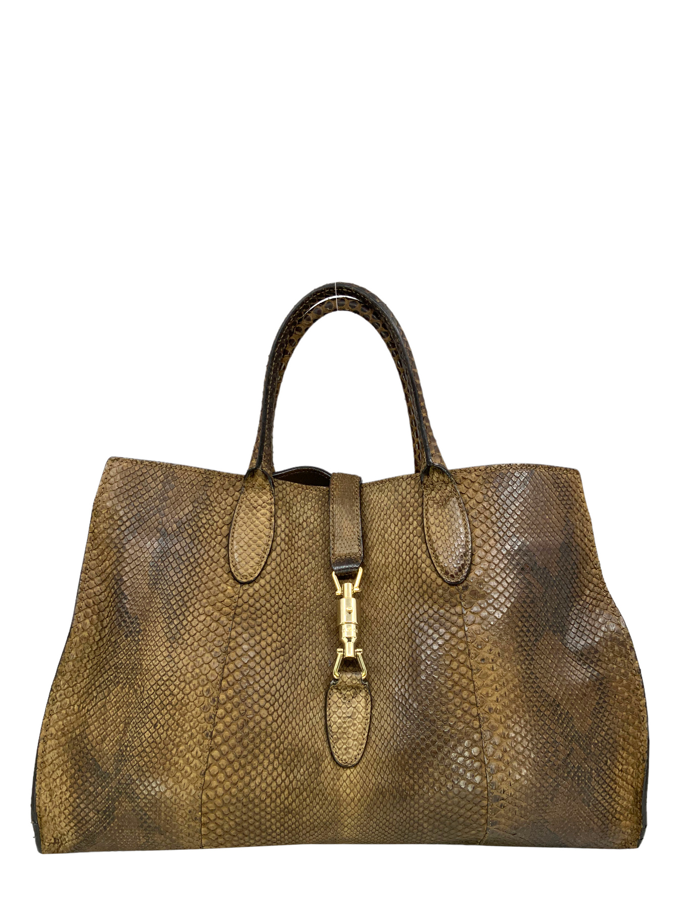 Gucci Padlock Small Python Shoulder Bag - Consigned Designs