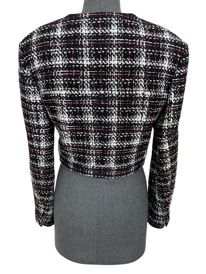 Chanel cropped tweed jacket best sale