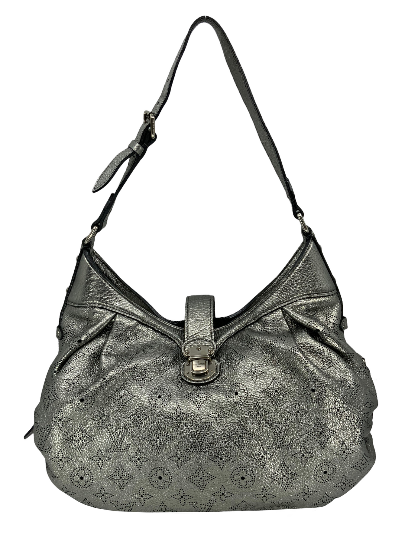 2008 Louis Vuitton Mahina XS Metallic Bronze Monogram Shoulder Bag