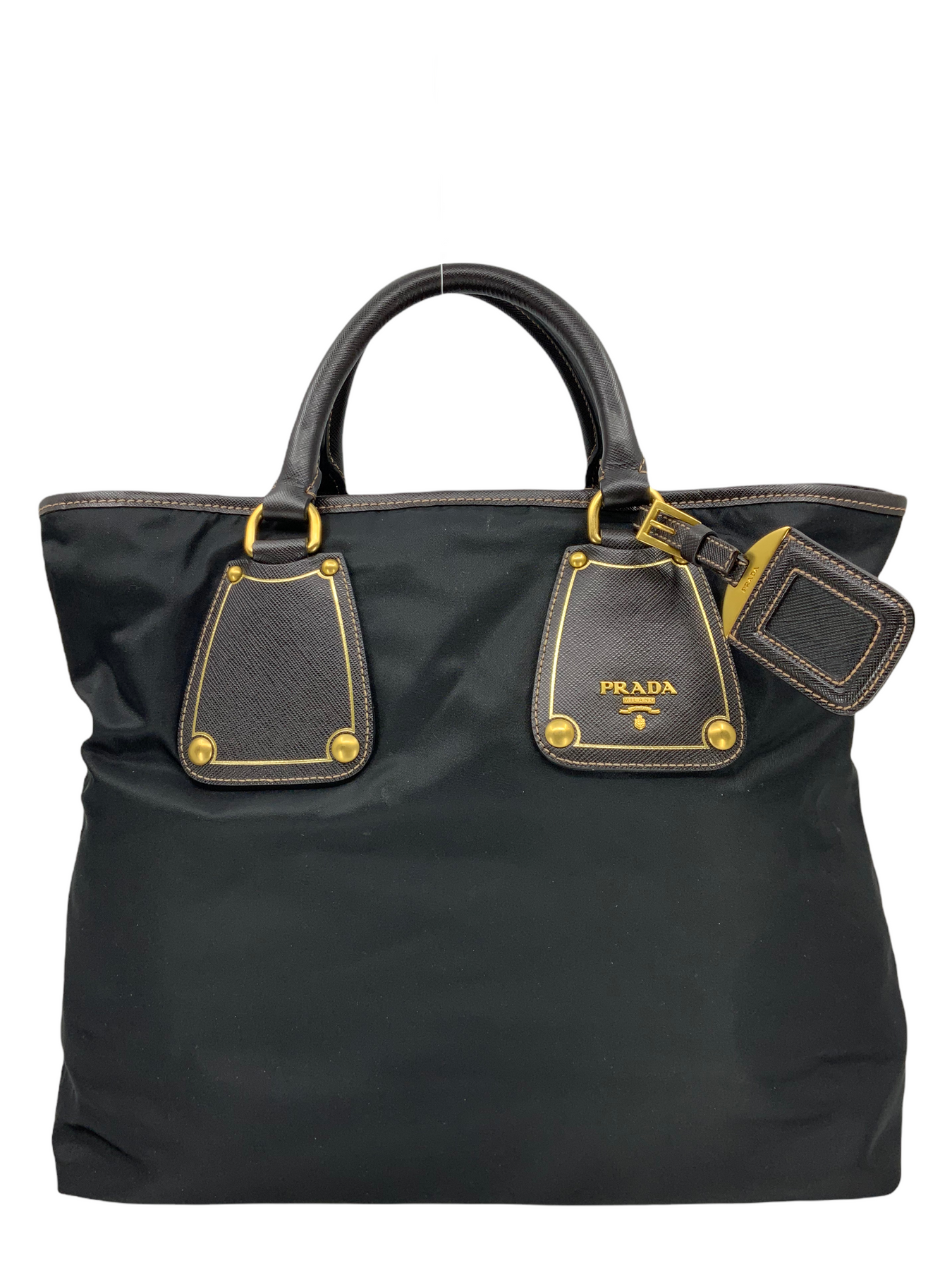 Prada Bucket Bag Saffiano Leather Gold-tone Gray in Saffiano Leather with  Gold-tone - US