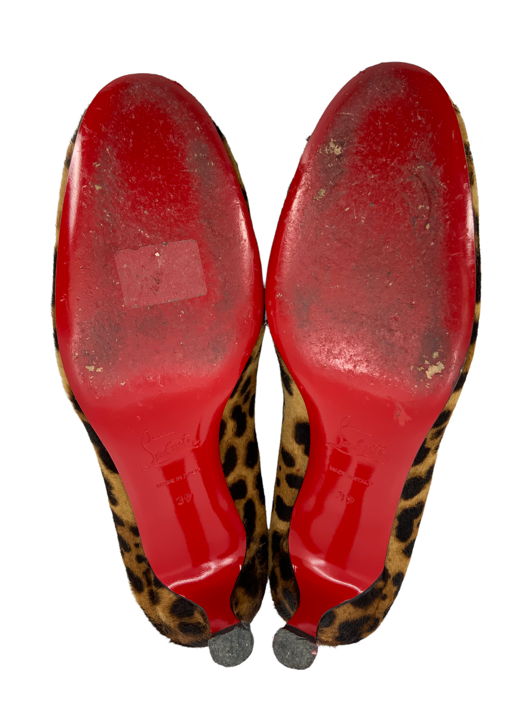 Christian louboutin pony hair pumps best sale