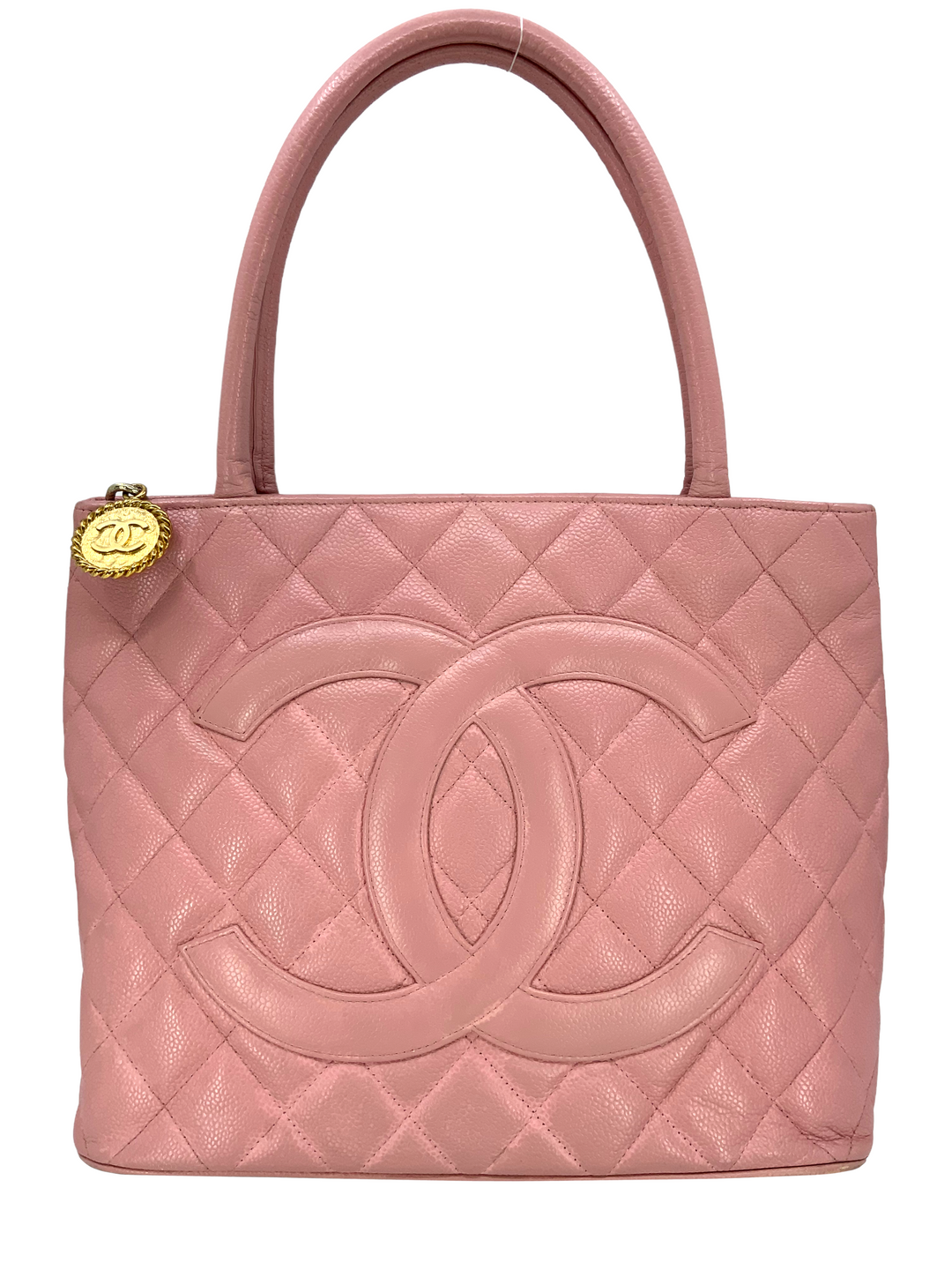 Chanel quilted medallion tote best sale