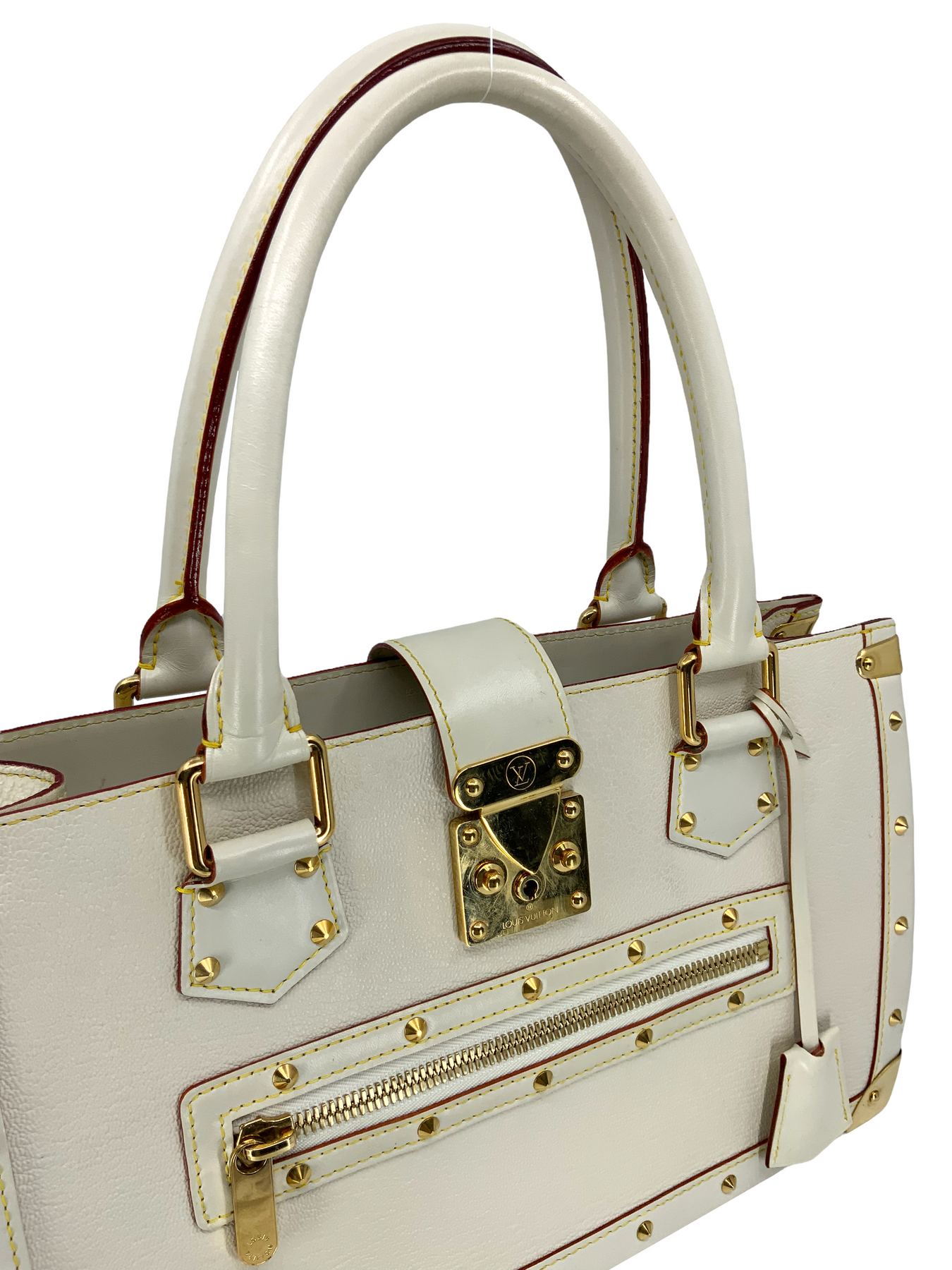 Louis Vuitton White Suhali Leather Le Fabuleux at Jill's Consignment