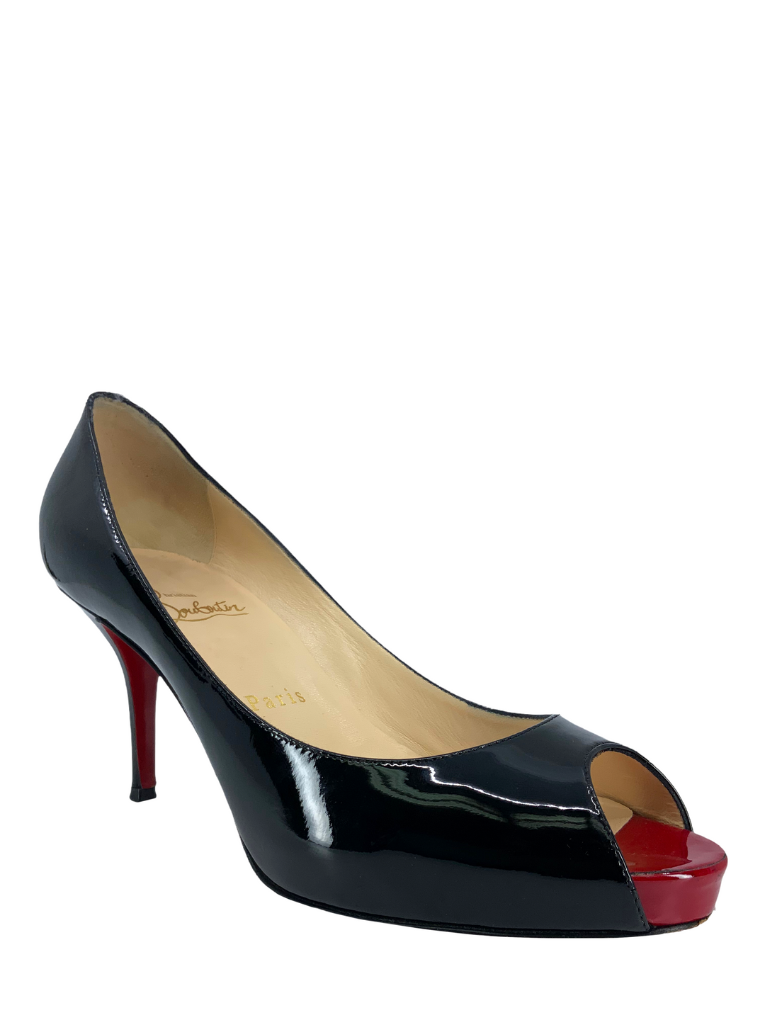 Christian Louboutin Very Prive Patent Leather Pumps Size 8 Consigned Designs