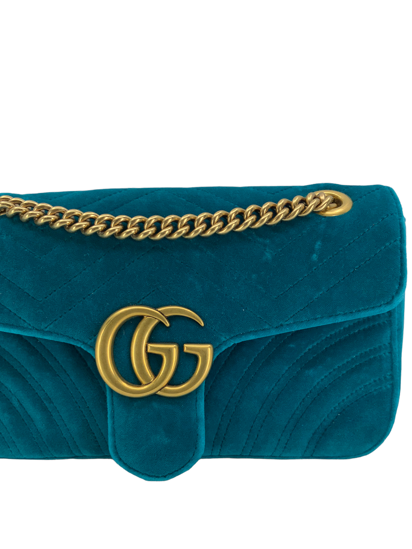 GG Marmont Small Velvet Quilted Shoulder Bag – STYLISHTOP