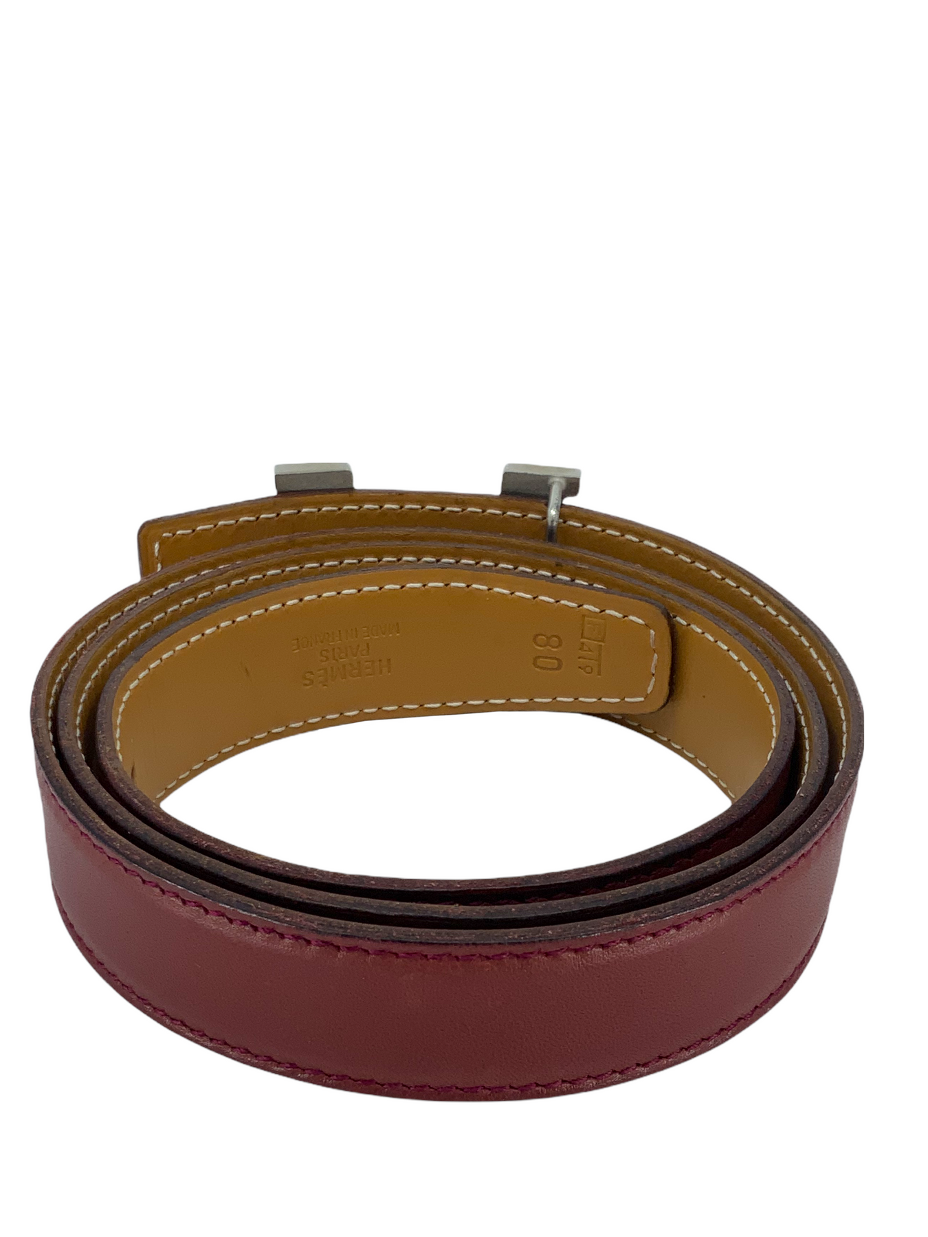 Hermes Swift Leather Reversible Belt