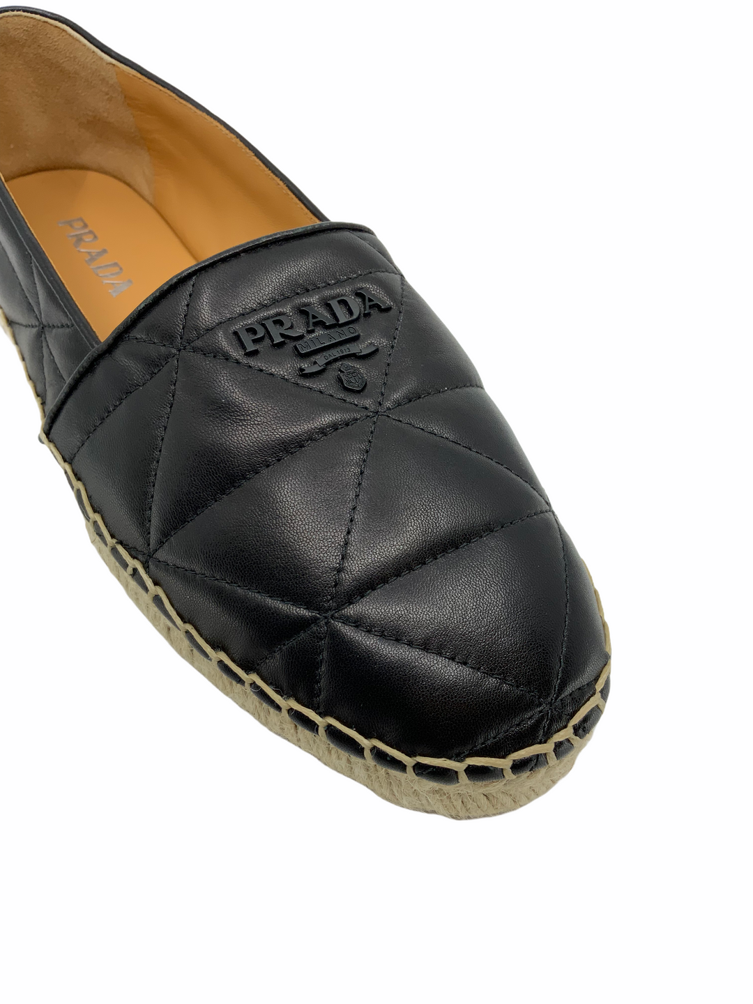 Popular PRADA leather espadrilles