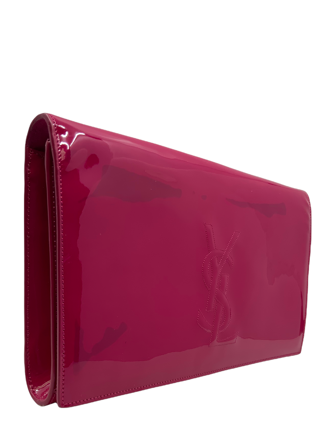 Yves Saint Laurent Belle De Jour Patent Leather Clutch Consigned Designs