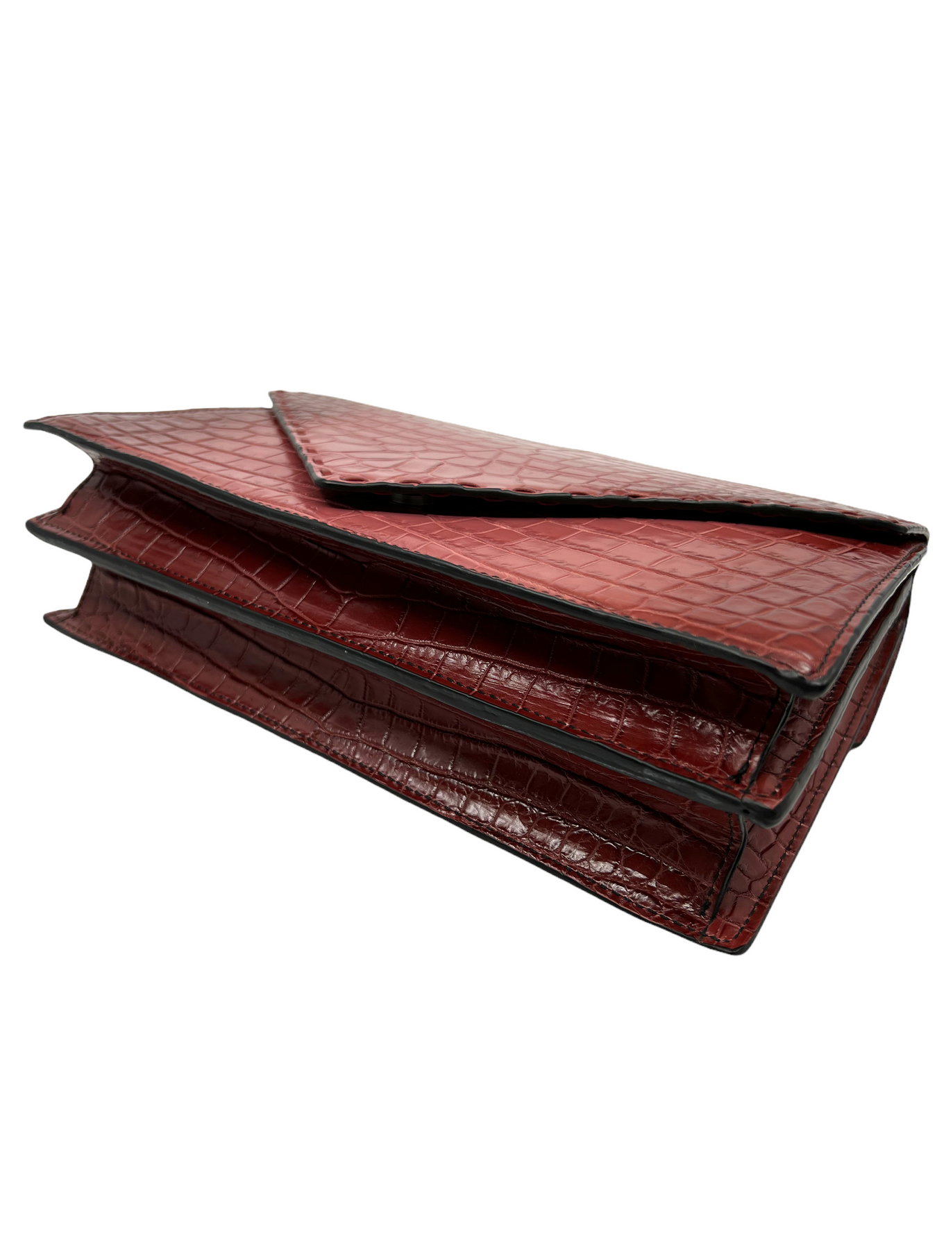 Bottega Veneta Crocodile Piano Shoulder Bag NWT - Consigned Designs